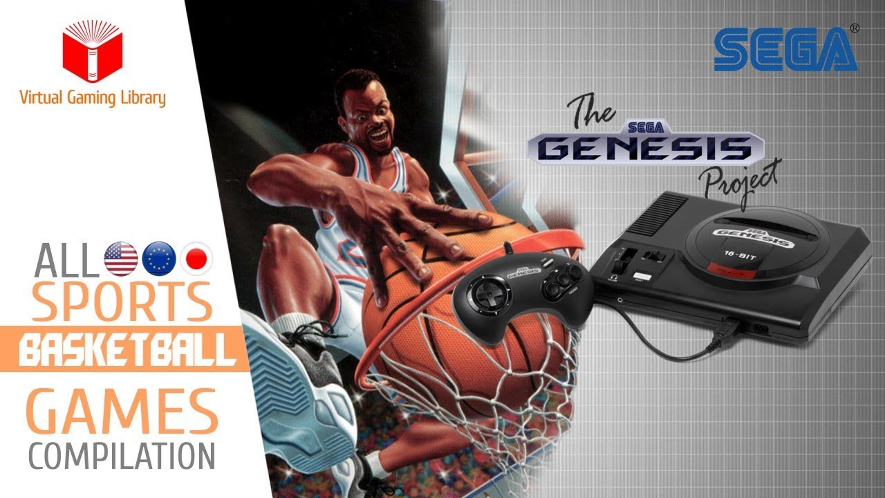 All SEGA Genesis/Mega Drive Basketball Games Compilation - Every Game (US/EU/JP/BR)