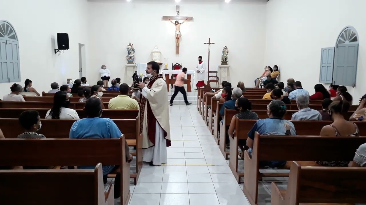 PADRE PAULO CELEBRANDO A SANTA MISSA EM CANA-FISTULA VIDEO PAULO WANDERLEY ..