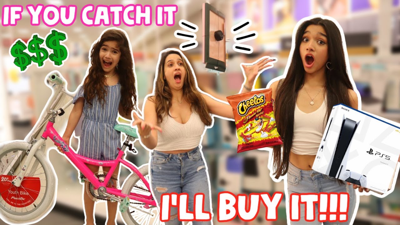 I’LL BUY WHATEVER YOU CATCH SHOPPING CHALLENGE!😱😳