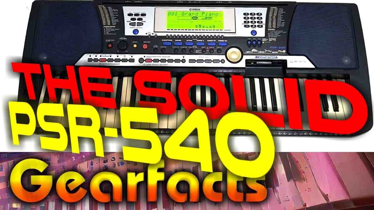 Надёжная клавиатура Yamaha PSR-540. Вот это да, 90-е!