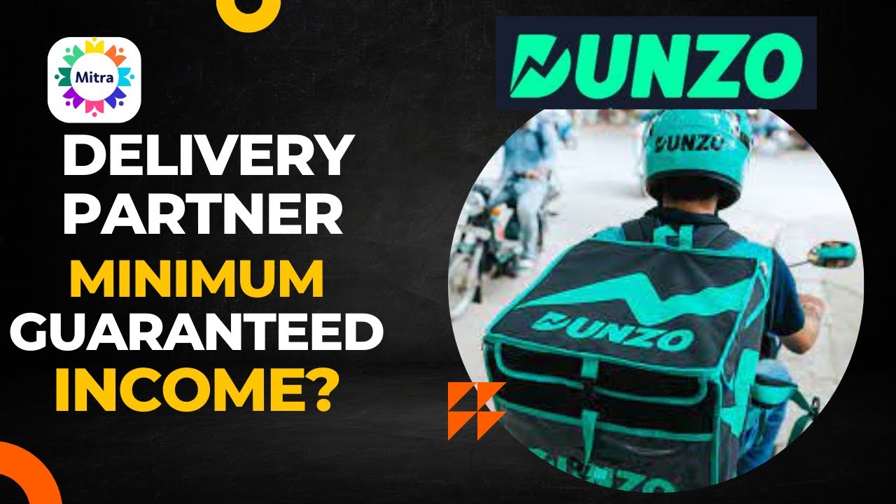 Dunzo Delivery Partner Minimum Guaranteed Income?