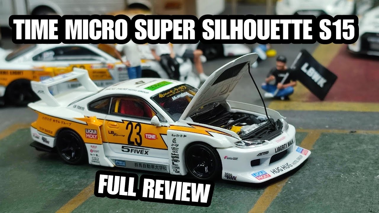 TIME MICRO S15 Super Silhouette Liberty Walk. With openable hood. Full review.