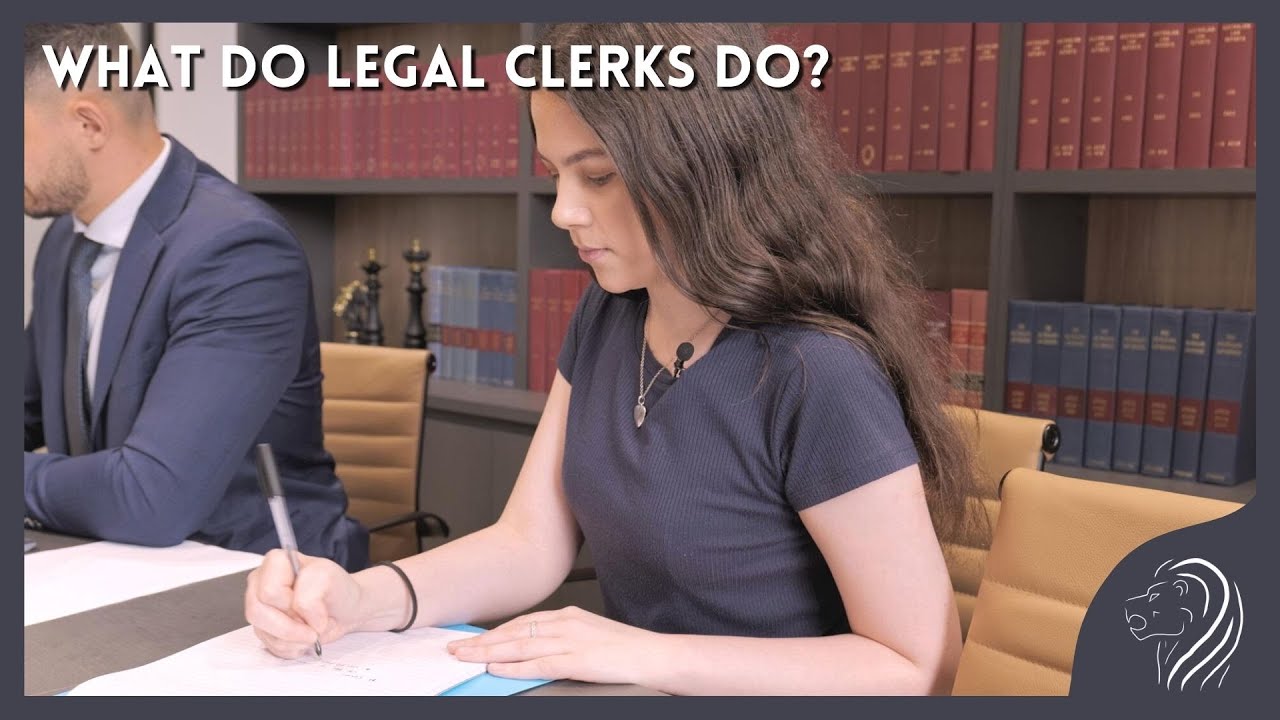What do legal clerks do?