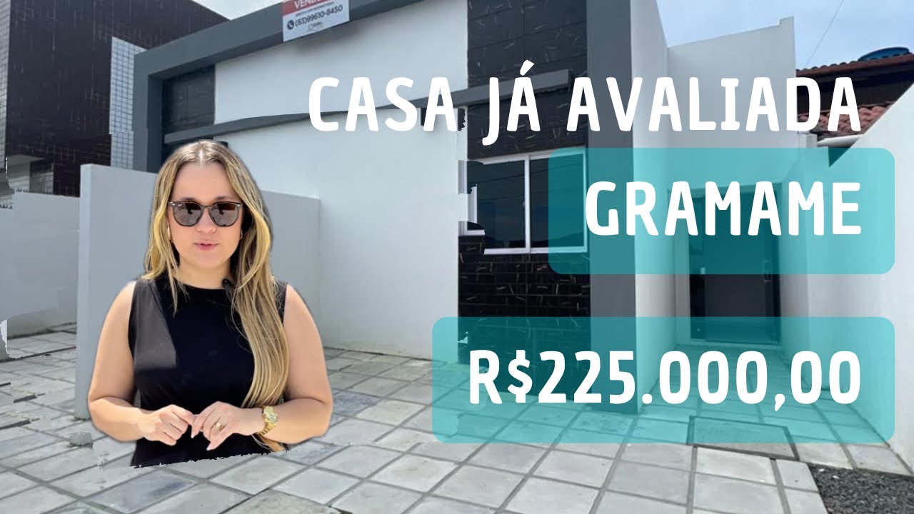 CASA 2 QUARTOS POR R$225.000,00!