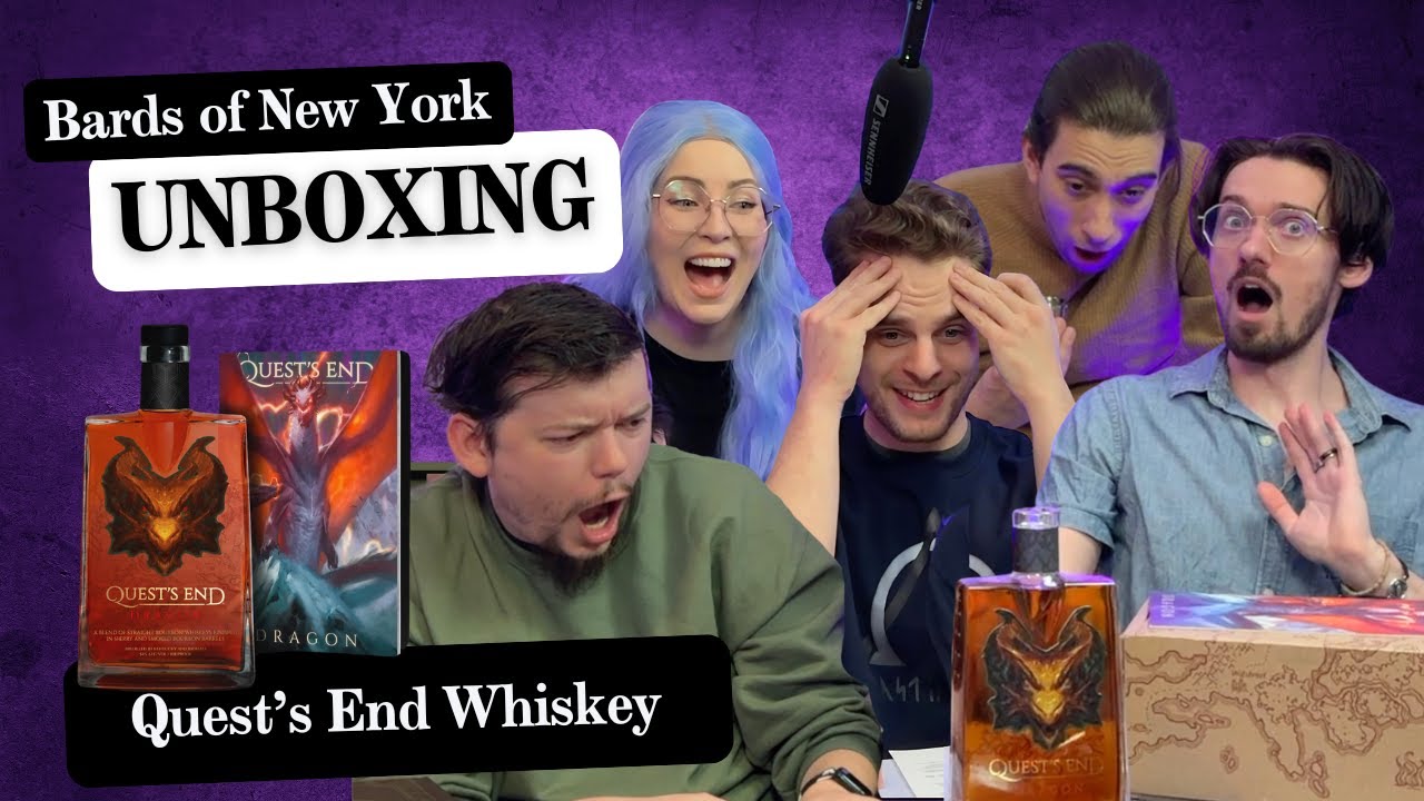 Unboxing Matthew Lillard's Quest's End Whiskey: Dragon | Small Batch Cask-Finished Whiskey