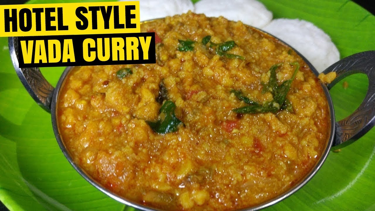 Chennai Special Vada curry | How to make vada curry