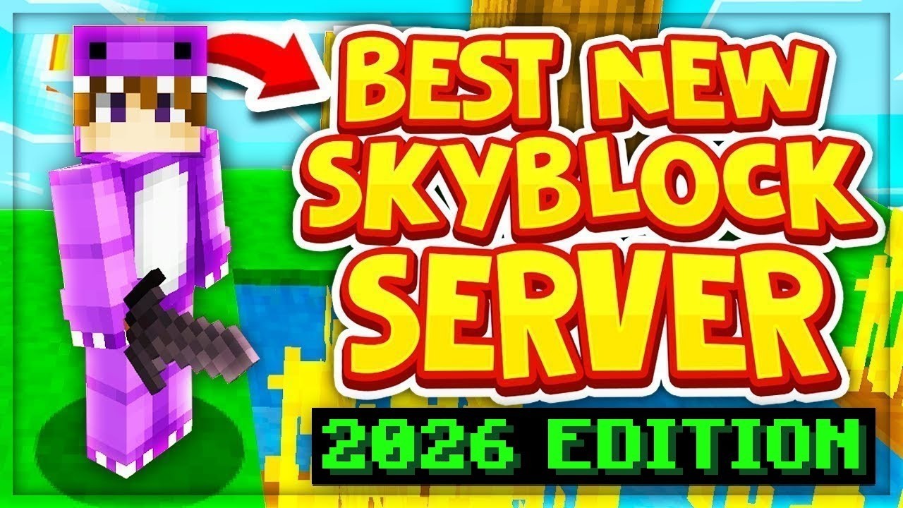 BEST MINECRAFT SKYBLOCK SERVER *2026 EDITION* | New Minecraft Skyblock Servers 2026 1.8 - 1.21