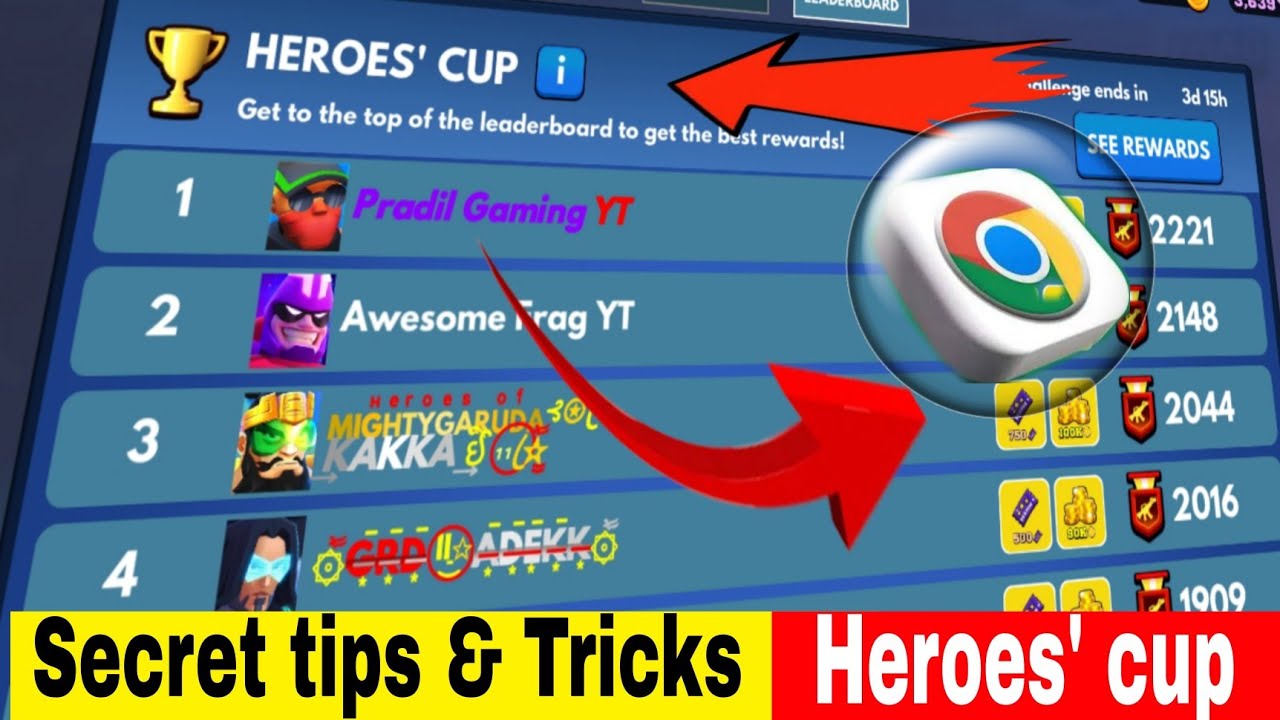 SECRET 🤫 TIPS & TRICKS 👉HEROES' CUP #gaming #fragproshooter #fragtipsandtricks