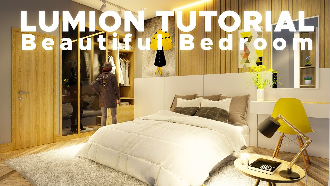 Lumion 6 Rendering Tutorial #55 - Beautiful Bedroom 5