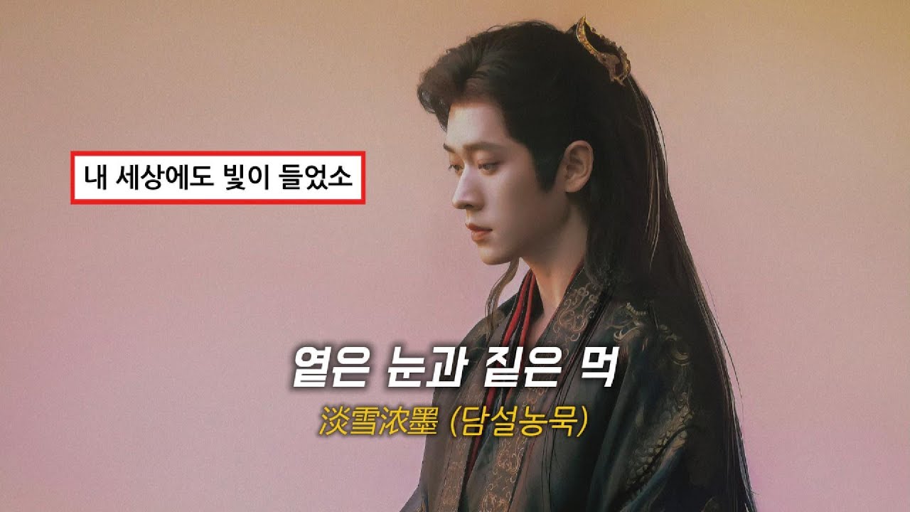 사랑이 할퀸 자리가 너무 뜨거우니ㅣ淡雪浓墨(담설농묵/옅은 눈과 짙은 먹)_蒋敦豪(장돈호)ㅣ성하체통 OSTㅣ병음, 해석ㅣAI 번역 참고