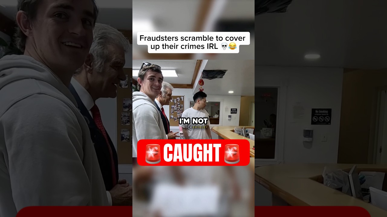 Fraudster get caught by a fed IRL