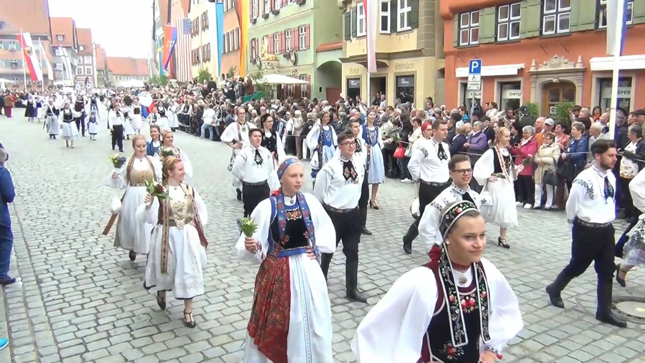 Trachtenumzug in Dinkelsbühl 2018