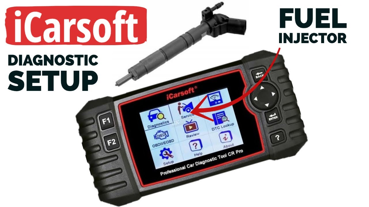 Настройка диагностики топливных форсунок iCarsoft