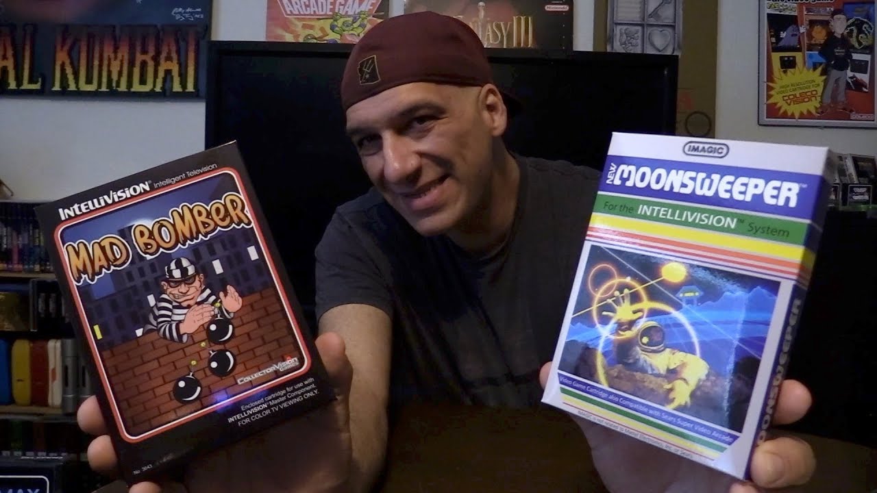 Moonsweeper & Mad Bomber -  2 New Intellivision Games! - Gamester81