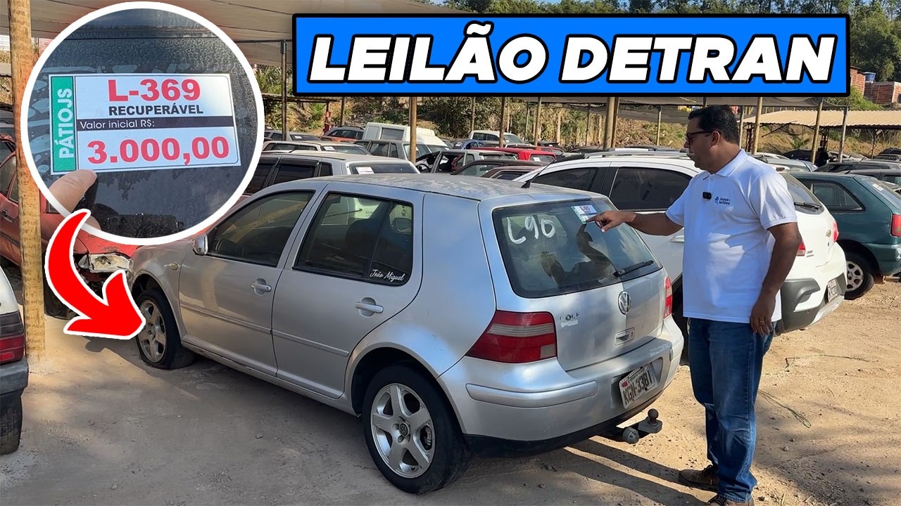 TEM 3 MIL REAIS E PRECISA DE UM CARRO? ENCONTREI NESSE LEIL&Atilde;O DO DETRAN