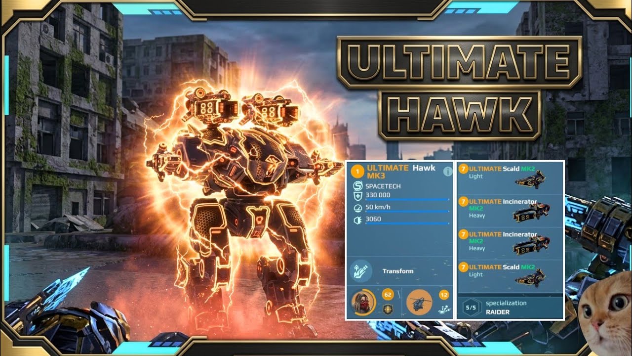 🔥ULTIMATE HAWK : Liệu sức mạnh của Titan Killer đời đầu c&oacute; b&aacute; trở lại?🔥 - War Robots 🇻🇳