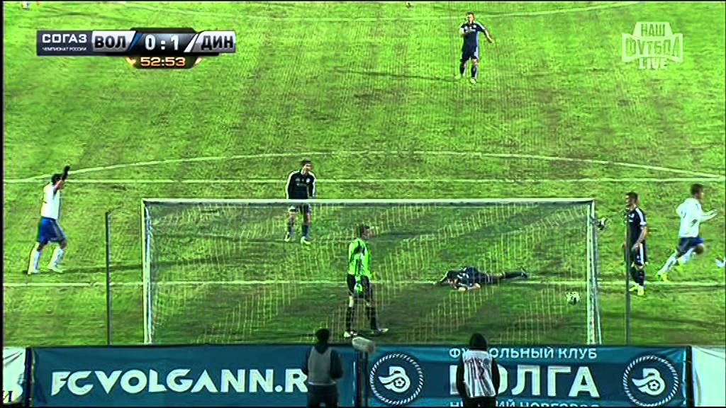 Aleksandr Kokorin's goal. FC Volga vs Dynamo | RPL 2013/14