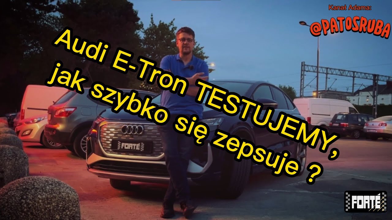 Audi E-Tron TESTUJEMY, jak szybko się zepsuje ? Dla czego on jest rozładowany ?!?!