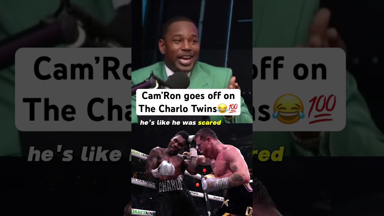 Cam&rsquo;Ron on Jermell and Jermall Charlo at the Canelo Alvarez fight 😭