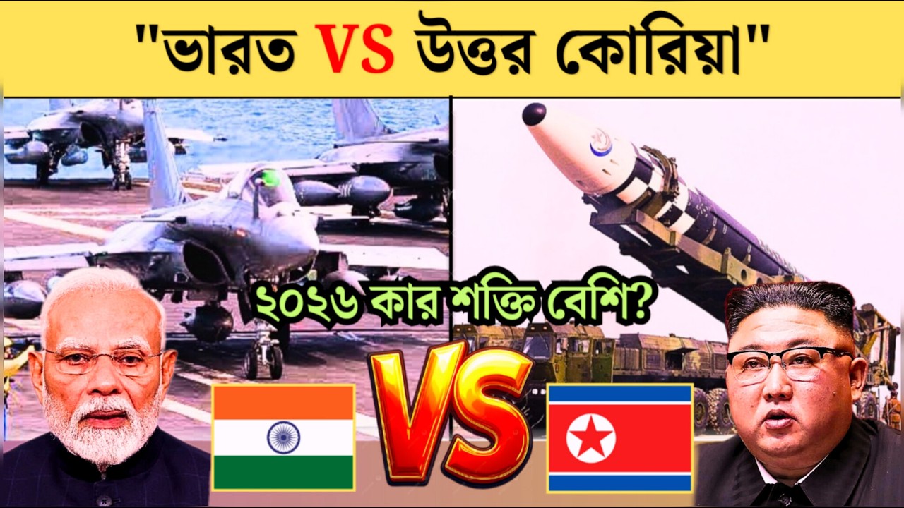 উত্তর কোরিয়া কি ভারতের চেয়ে শক্তিশালী? | India vs North Korea Military Power 2026