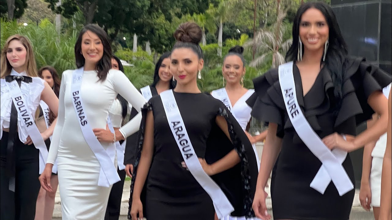 Candidatas Oficiales a Miss Turismo Venezuela 2023 desde el Paseo Los Próceres - con Bandas / C11 T3