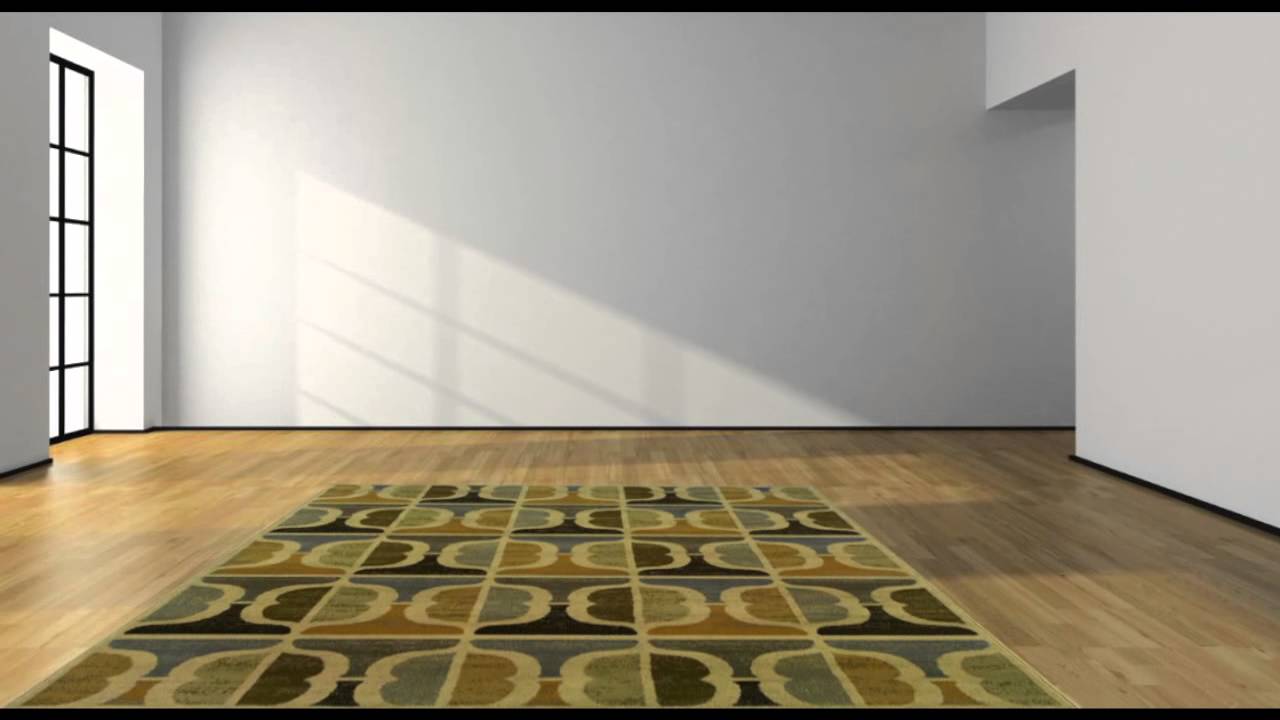 Transitional Gold Gray Polypropylene Abstract Machine Woven Area Rug4 - POSH RUG