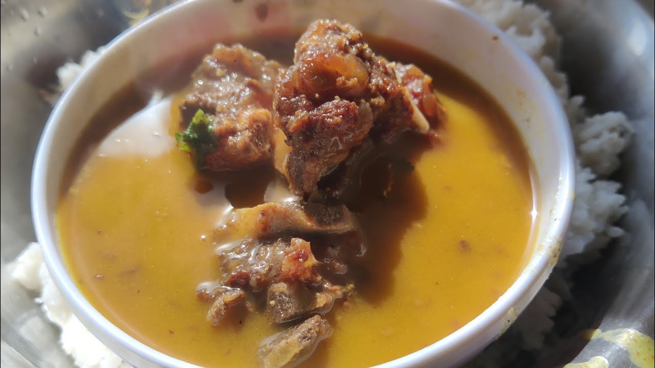 Soup of Bone made by buff bone 🍗🦴 #food 