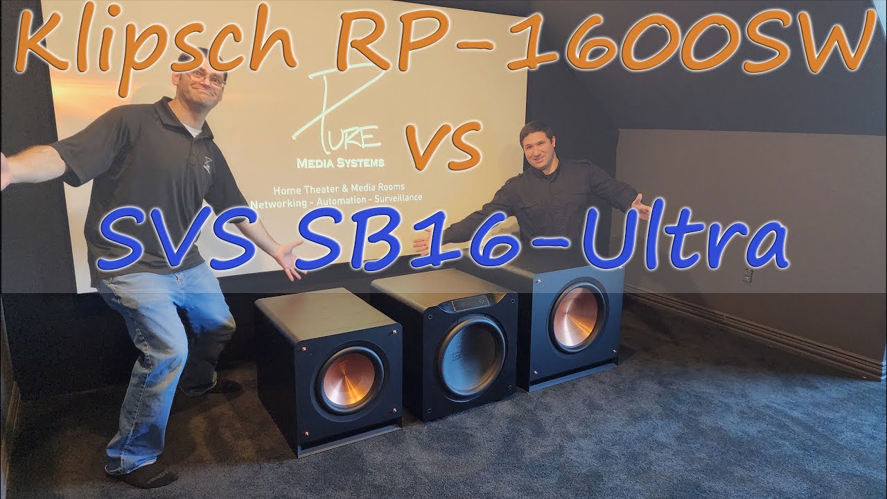 Klipsch RP-1600SW против SVS SB16-Ultra лицом к лицу!