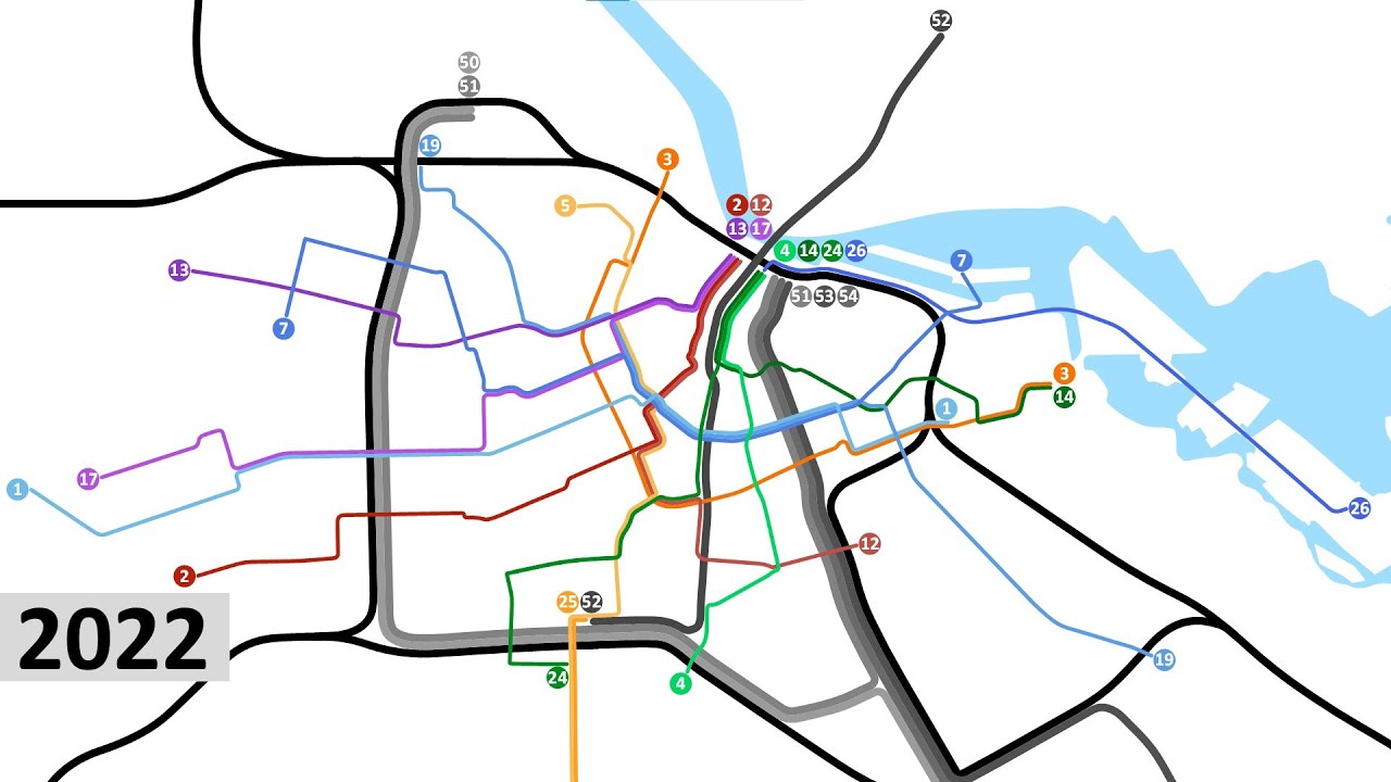 History Amsterdam Tram Lines