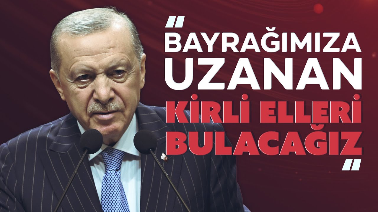 Cumhurbaşkanı Erdoğan: Bayrağımıza uzanan kirli elleri bulacağız