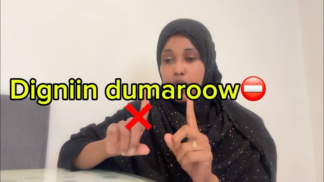 Digniin dumarow arinkaan oo kale yaan liinku qaldin ​hada hooyo qurbaha joogto⁠​⁠@nasriinofficial