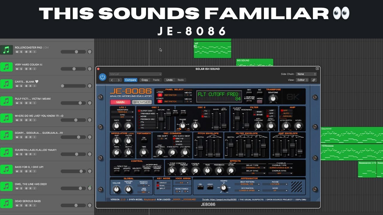6 Classic Trance Riffs on the JE-8086 (Public Beta)
