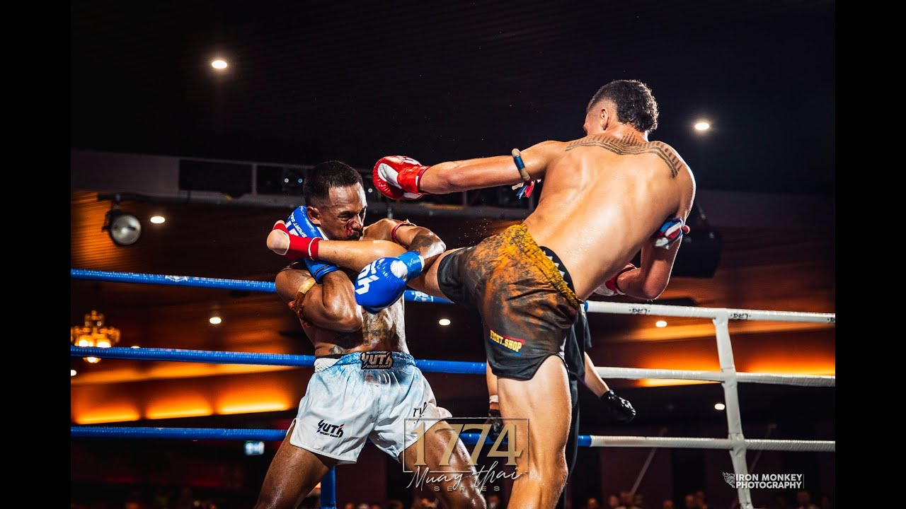 1774 Muaythai series - James Kostic (SRG) vs Enrico Leasa (Rungchai)