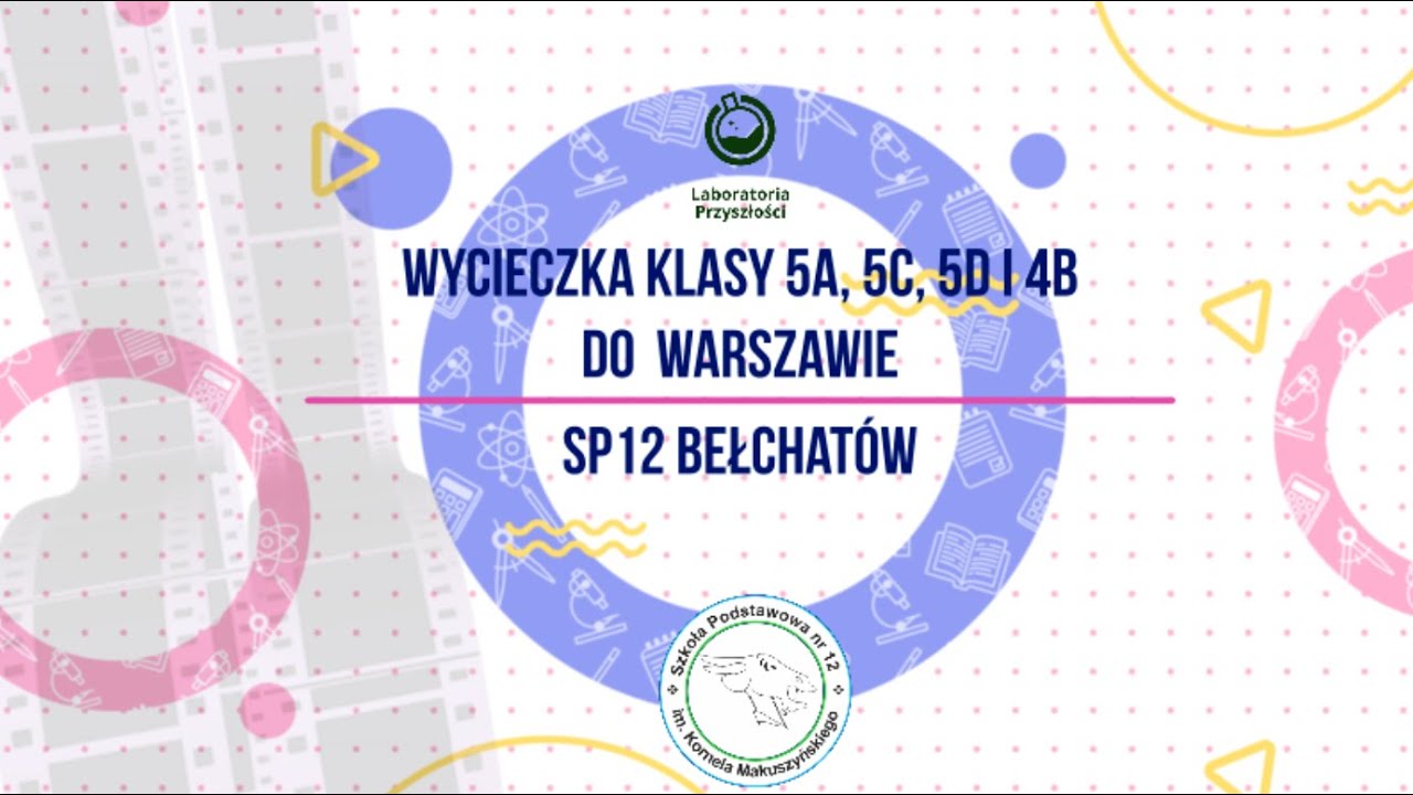 Wycieczka do Warszawy klasy 5a, 5c, 5d i 4b