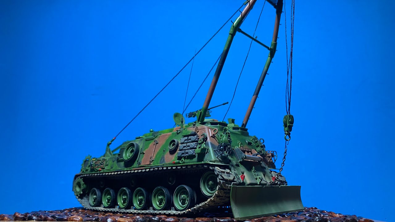 戰鷹AFV Club 1/35 M88A1裝甲救濟車製作心得分享與檢討報告