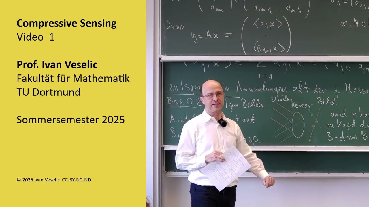 Compressive Sensing TU Dortmund Video 1