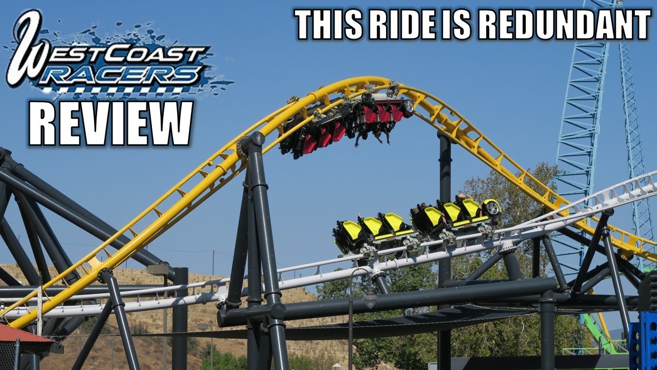 West Coast Racers Review (Updated), Six Flags Magic Mountain Racing Coaster | This Ride is Redundant