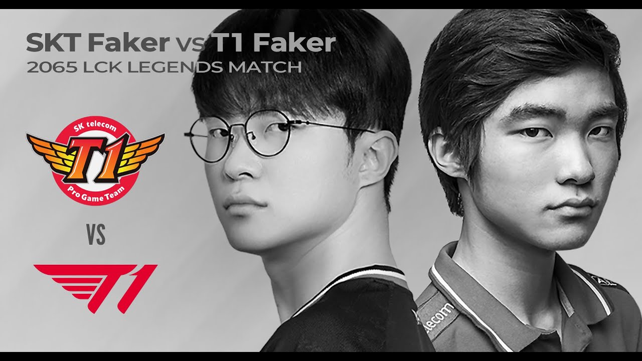 SKT vs T1 매치 하이라이트 | 2065 LCK | 페이커 미러전