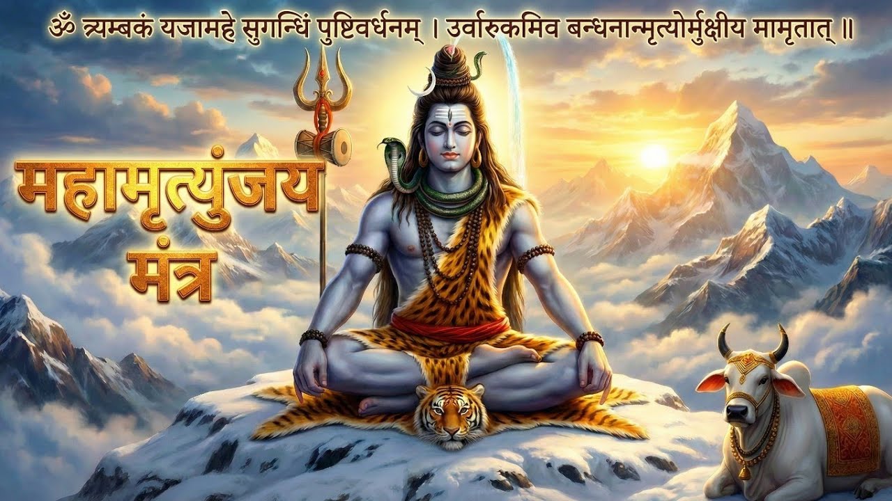Maha Mrityunjaya Mantra | Om Tryambakam | Sacred Shiva Chant for Healing & Protection