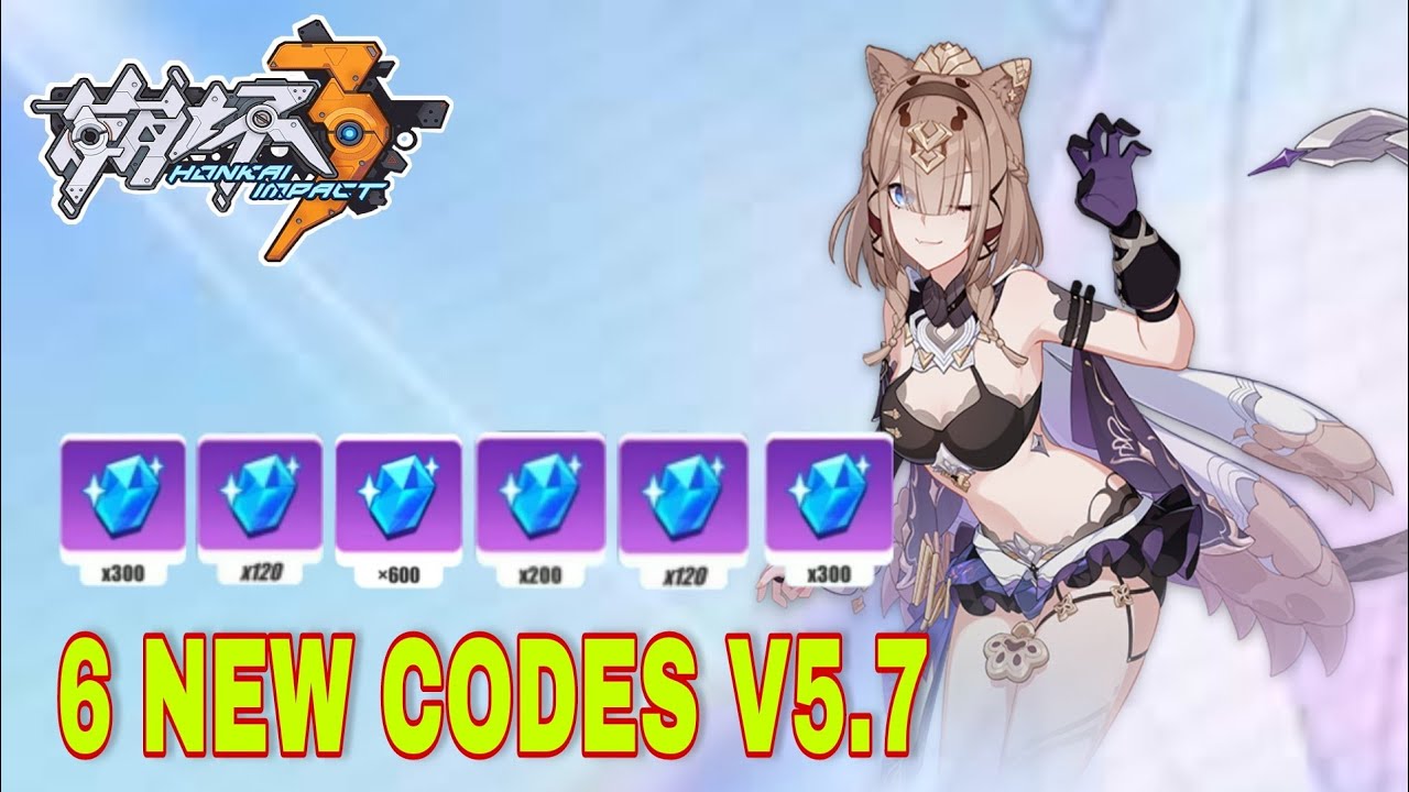 Honkai impact 3 redeem codes 2022 may v5.7 | Honkai impact 3 codes may 2022 v5.7 | Honkai impact 3