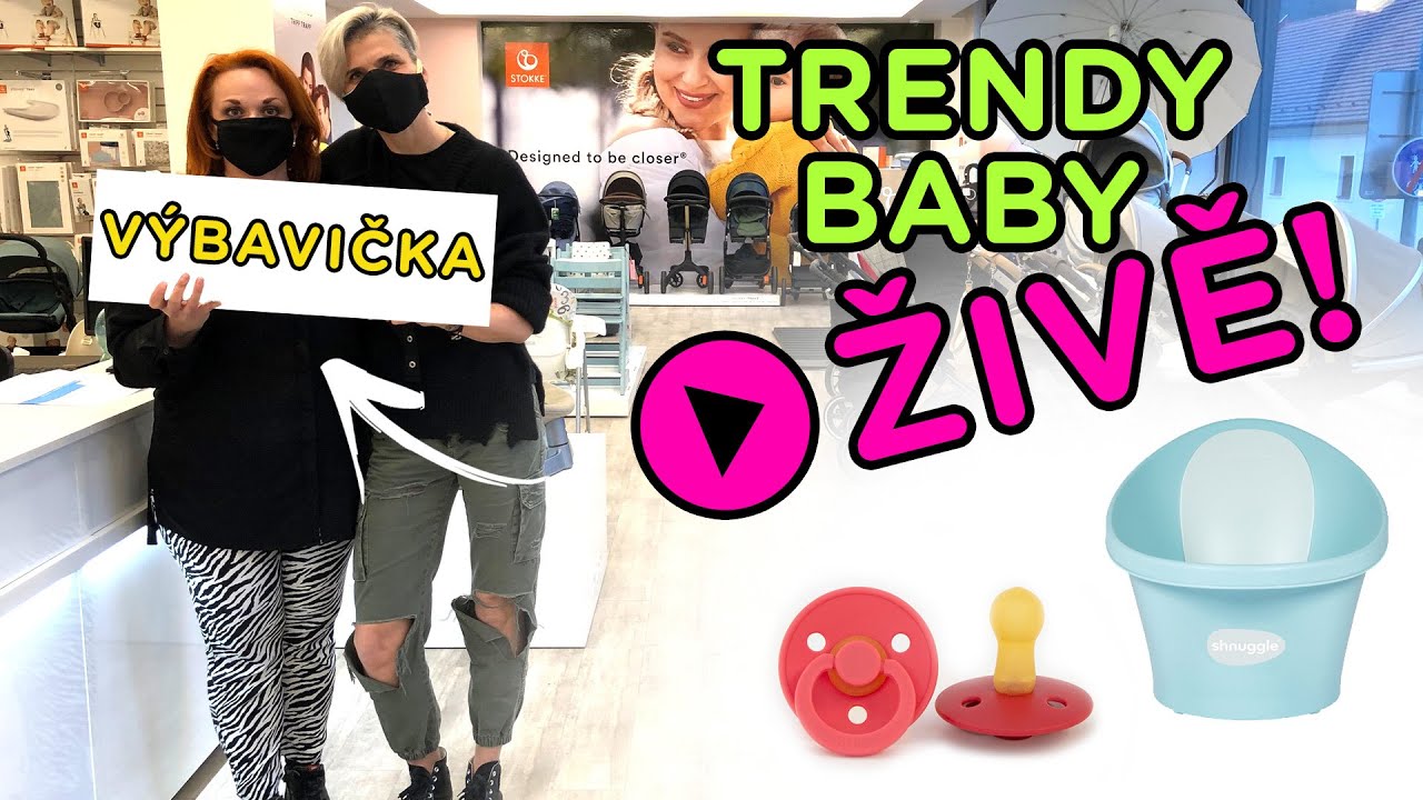 Živé  vysílání 20.4.2020 zaměřeno na výběr doporučené výbavičky pro miminko
