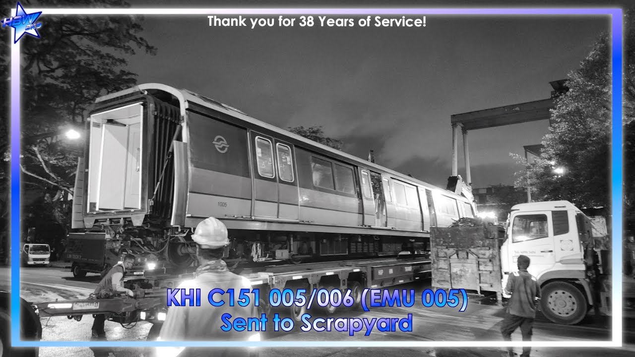 KHI C151 005/006 (EMU 005) Sent to Scrapyard
