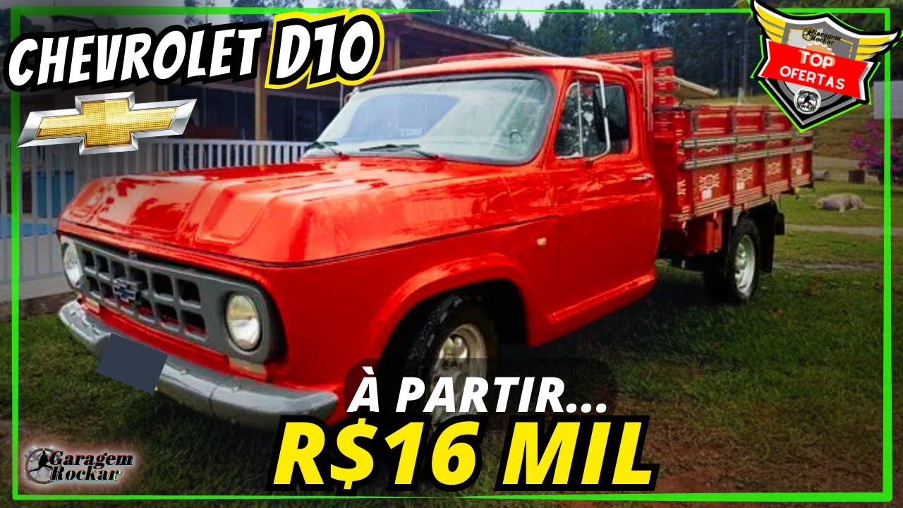 Chevrolet D10 CARROCERIA DE MADEIRA a VENDA BARATO [À PARTIR DE 16 MIL] #d10barata #pickupbarata