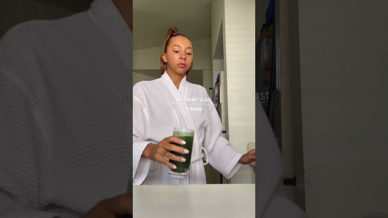 morning routine for a verrry full day ahead. 🌱🐶🍳 #dailyvlogger #morningvlog #thatgirlaesthetic