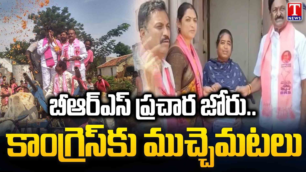 బీఆర్ఎస్ దే హవా : BRS Speed Up Municipal Election Campaign | KTR | Harish Rao | T News