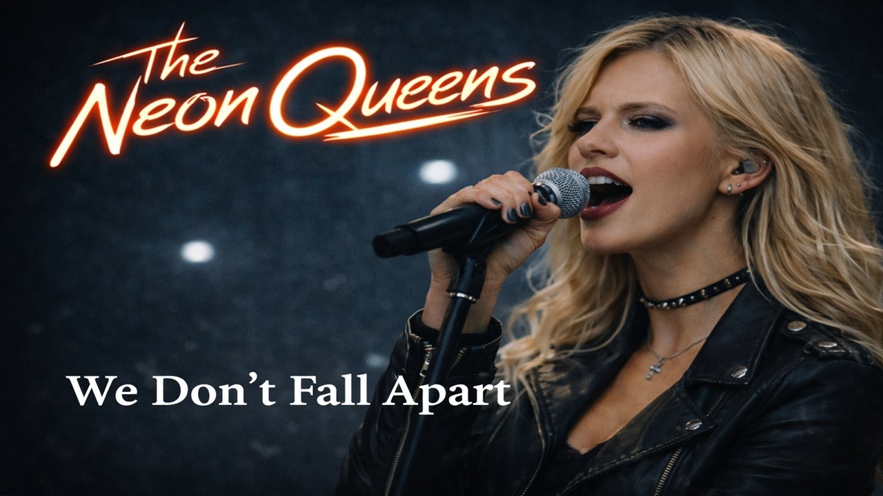 The Neon Queens - We Don't Fall Apart (Official Visualizer) | Modern Rock