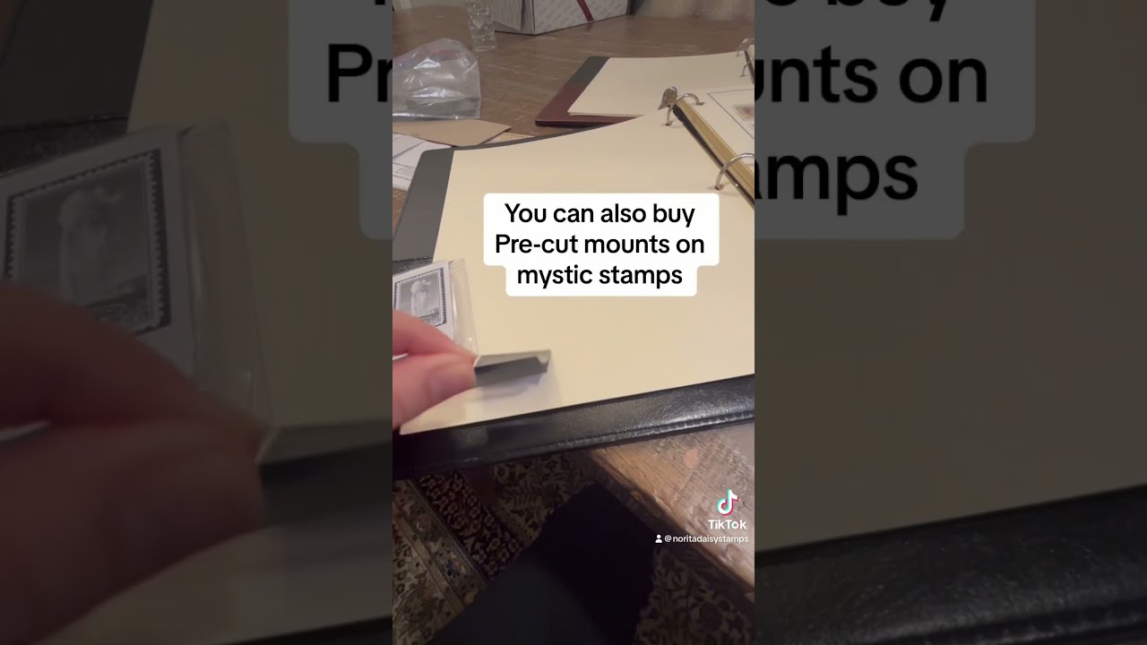 How to mount a stamp. #philately #stamps #stampcollecting #philatelist #howto #stampalbum