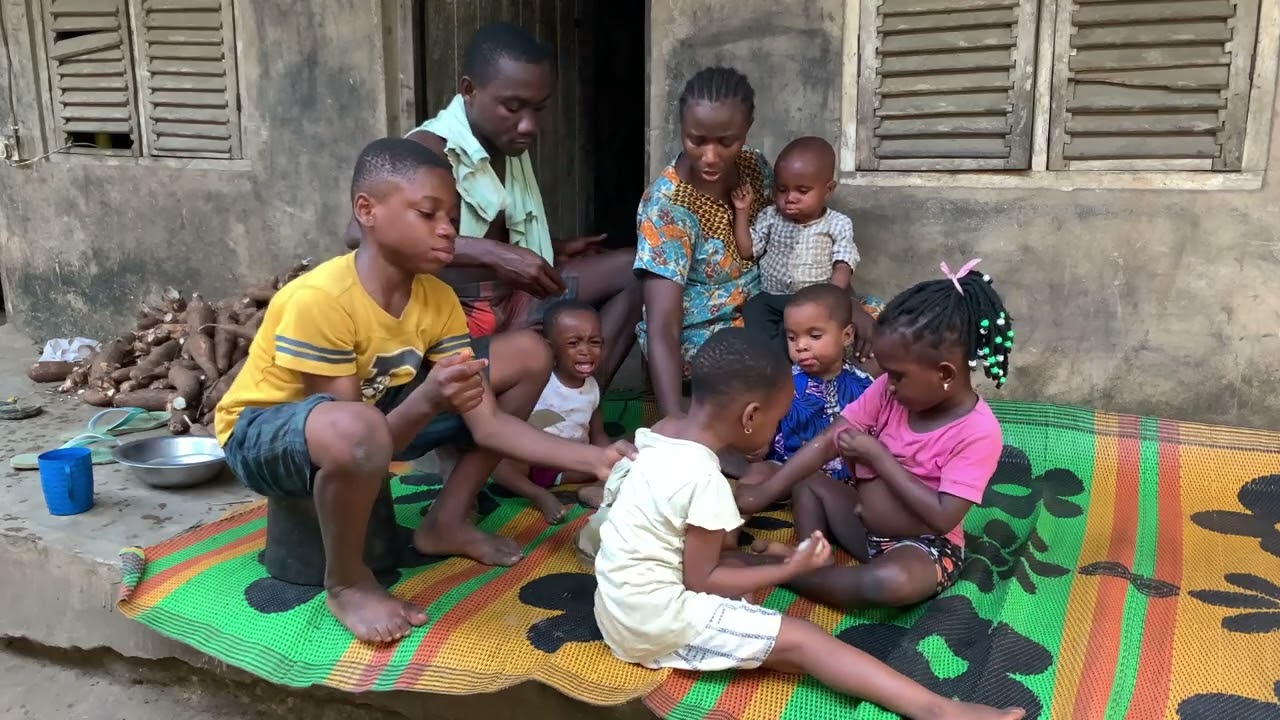 African village family lifestyle | vegetable soup for the family