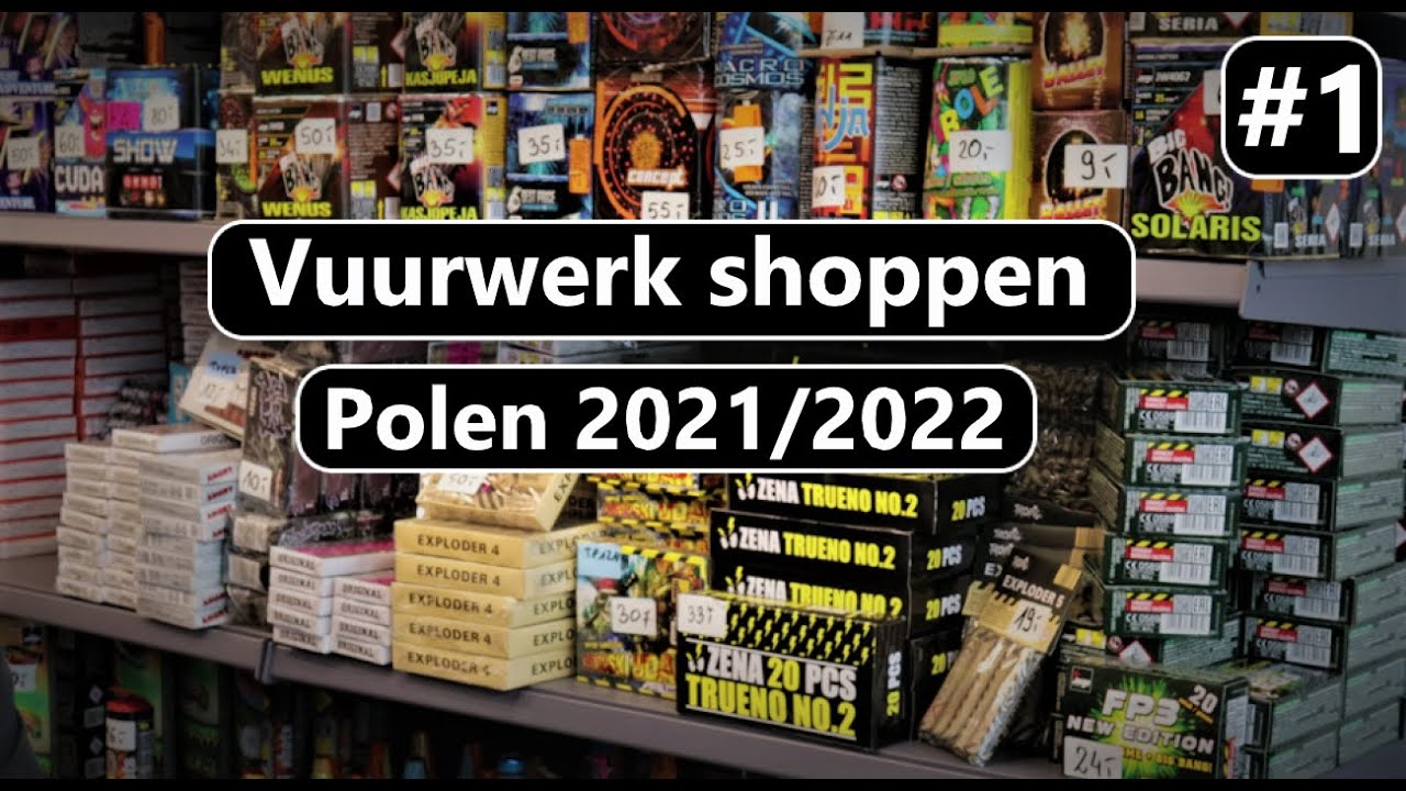 vuurwerk shoppen polen 2021/2022 Dag #1 slubice!