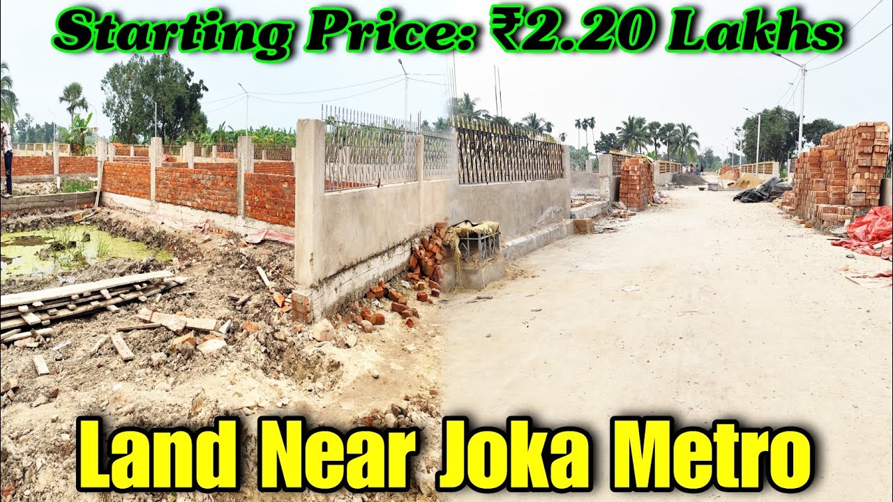 Land Sell near Joka Metro in 0% EMI | Residential and Commercial Plot Near Metro, Ready to Move Plot